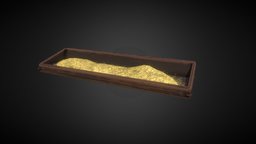 Manger medieval, manger, stilyzed, asset, game, lowpoly