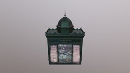 NewsPaper Kiosk kiosk, fastfood, realistic, newspaper, shop