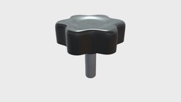 Knob with thread 2 thread, screw, tool, part, knob, fastening, substancepainter, substance, industrial