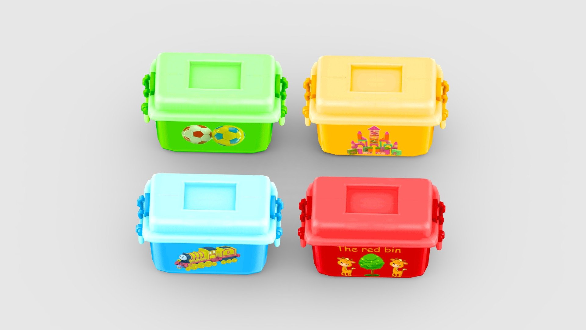 Cartoon storage box - Cartoon storage box - Buy Royalty Free 3D model by ler_cartoon (@lerrrrr) 3d model