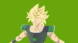 Broly Model Rigged z, legendary, dragonball, goku, saiyan, vegeta, kakarot, broly, dragon, super, ball
