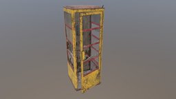 Pripyat Phone booth nostalgia, phone, stalker, chernobyl, pripyat, fallout3, fbr, pbr-texturing, pbr, pripyat-phone-booth, pripyat-phone, mamulat