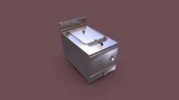 Commercial Deep Fryer burger, food, archviz, gas, gasoline, gadget, restaurant, visualization, portable, cook, hot, used, dirty, appliance, fbx, kitchen, commercial, cooking, scratched, fried, old_products, cookware, grilled, 3d, pbr, fbxmodel, deepfryer