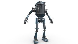 Goofy Cartoon Mech steampunk, humanoid, mech, mechanical, bipedal, cabin, goofy, cartoon, game, hand-painted, sci-fi