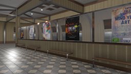 VR Gallery for Product Showcase scene, room, product, photography, vr, showcase, presentation, gallery, museum, showroom, architecture, lighting, art, design, building, interior