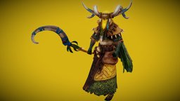 Elf plants Master forest, plants, elf, elves, annimation, blender, lowpoly, hand-painted