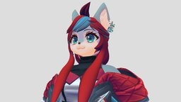 Chesa avatar, booth, furry, gumroad, kemono, vrchat, noai, mesukemo
