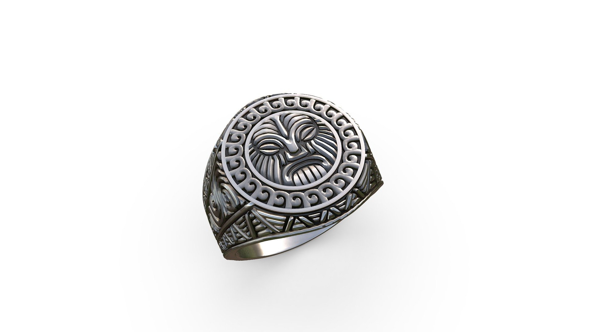 You can find the full collection and purchase the actual rings by following the link : https://koshmanrings.com/tribal-rings/

www.koshmanrings.com 
https://www.instagram.com/a.koshman/ - Men's ring - angry face (mid) - 3D model by koshman 3d model