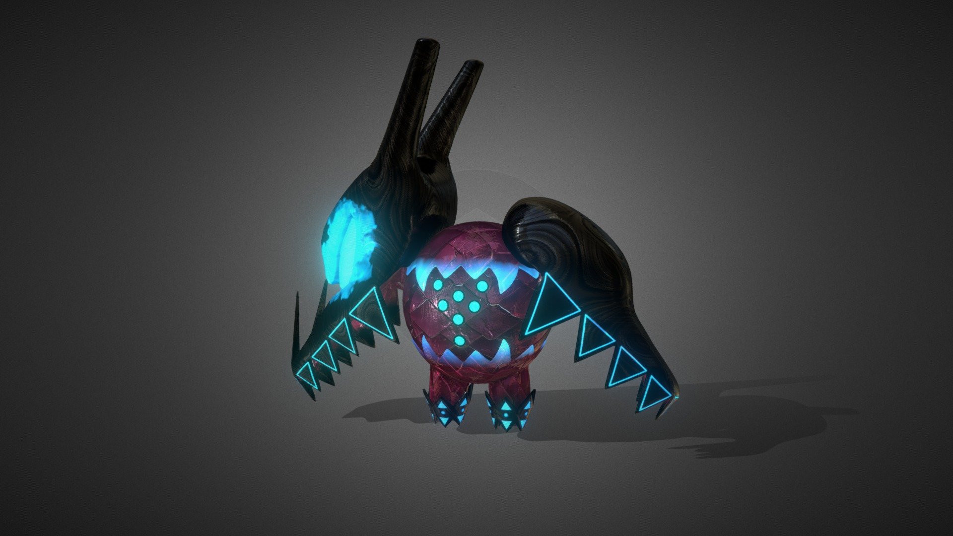 Pokemon Regidargo fanart 3D model. Fully rigged and animated 3d model