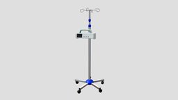 Medcaptain HP-60 infusion pump draft, maya3d, medical_model, infusion, medical-equipment, draftmodel, medical-device, drafts, infusionpump
