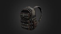 F Back A 01 punk, item, backpack, battlegrounds, pubg, pubgitems, skin