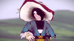 Mushroom Mage hat, mushroom, frog, toad, mage, man, fantasy, magic