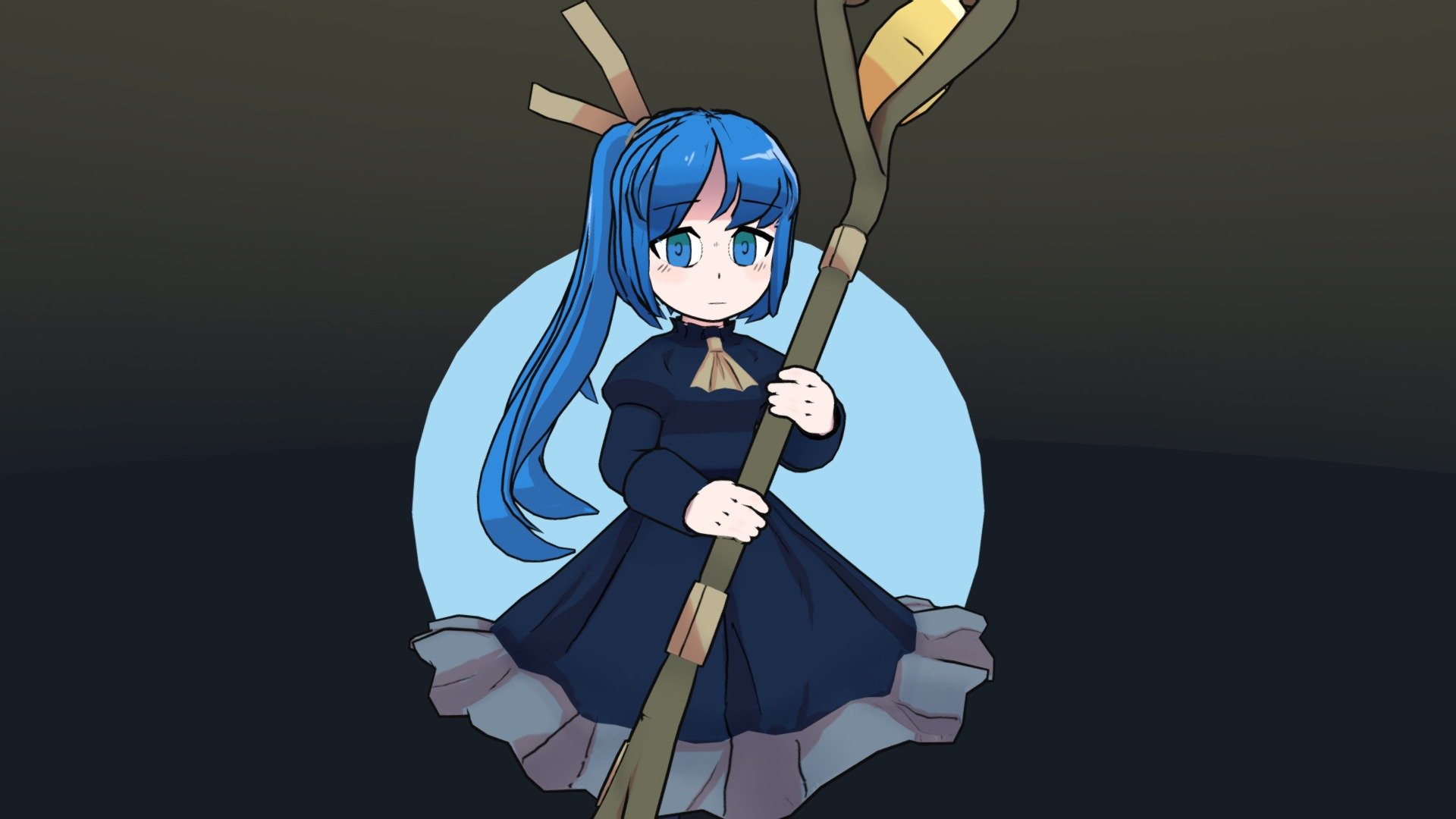 Magical girl&hellip;sort of
I made this model several month ago..



This model have :

Polygons : 23045
Bones : 130
Shapekeys : 33

Overall performance in Vrchat : Good

There are 3 color variant for character.

Files included :
VRM
unitypackage
Fbx
Textures(png)



My youtube channel : https://www.youtube.com/channel/UCSxrFjX9O2dAxLjHXRDgXQA
My Twitter : https://twitter.com/chavafei





 - [OC] Lily - Buy Royalty Free 3D model by Chavafei 3d model