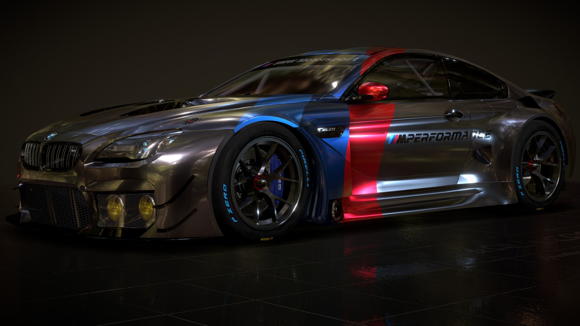 Just a slightly modified version

New dark ///MPERFOMANCE livery and aggressive style



All rights to the model belong to its original authors.

This version is intended for demonstrtion purposes.

Upon review, you agree to delete the file from your PC/laptop.

In case of violation of the rules of demonstrtion distribution

or unfair use and sale of this model - you are responsible!




Based on the model from - Real Racing 3

Polycount - midpoly with some hd details

Geometry edited and modified - Alex.Ka.

Textures: Real Racing 3, Alex.Ka.

Special original &lsquo;'AL's CARS'' license plate texture By Alex.Ka.

New spoiler

New brakes

New foglights

Individual HD decal-texture for windows

Added suspension - wheels not hanging in the void (close by suspension)


Prepared for Sketchfab by Alex.Ka.

17.04.2023 - BMW M6 GT3 Shiny & Evil - Download Free 3D model by ᗩᒪE᙭. Kᗩ.🚗 (@Alex.Ka.) 3d model