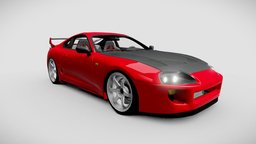 Toyota Supra 2JZ (Stock) cars, gamedev, jdm, unity3d, raceforce