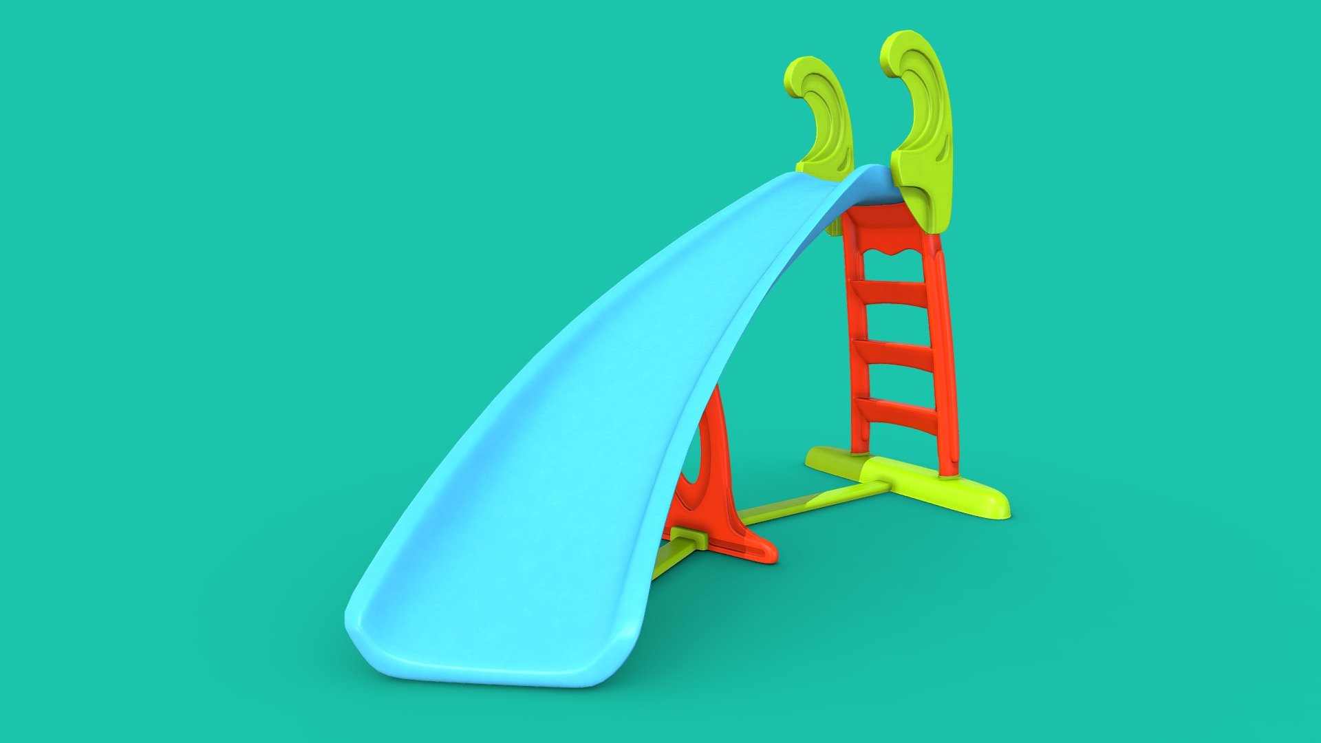 Kids slide is a model that will enhance detail and realism to any of your rendering projects.​

The model has a fully textured, detailed design that allows for close-up renders, and was originally modeled in Blender 3.5, Textured in Substance Painter 2023 and rendered with Adobe Stagier Renders have no post-processing.​
**

Features**: -High-quality polygonal model, correctly scaled for an accurate representation of the original object. -The model’s resolutions are optimized for polygon efficiency. -The model is fully textured with all materials applied. -All textures and materials are included and mapped in every format. -No part-name confusion when importing several models into a scene. -No cleaning up necessary just drop your models into the scene and start rendering. -No special plugin needed to open scene.​

Measurements: Units: M​

File Formats: OBJ FBX​

Textures Formats: 4k,. Ao, Col, Gloss, Heigh, Metalness, Normal, Specular, Trans - Kids slide 1 - Buy Royalty Free 3D model by MDgraphicLAB 3d model