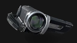 Sony Handycam HDR-PJ200 unreal, realtime, sony, camera, realistic, handycam, camcorder, asset, game, pbr