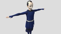【Anime Character】Samurai (Unity 3D) japan, animemodel, anime3d, japanese-style, anime-character, vroid, unity, anime, japanese