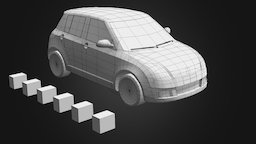 Maruti Swift Optimized virtual, sedan, reality, speed, ar, optimized, low, poly, car