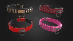 Choker Mod. D neck, leather, spikes, , punk, fashion, accessories, goth, gothic, necklace, bdsm, latex, choker, _girl, rock, chokers