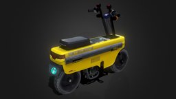 Honda Motocompo assets, textures, spacedraw, moto, obj, honda, scooter, sceneryobject, unity, asset, blender, lowpoly, gameasset, gamemodel, download, japanese
