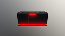 model crate, game-asset, substancepainter, substance, futuristic