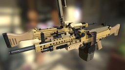 SCP Secret Laboratory lmg, hk, scp, scpsl, substancepainter, blender, blender3d, mg5, hkmg5, scpsecretlab, scpsecretlaboratory