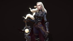 Irene Black Light videogames, artwork, 3dart, 3drender, texturing, sketchup, 3d, gameart, characters, animation