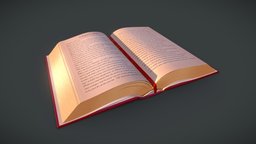 Open Book household, library, paper, cover, open, classic, ready, literature, heights, journal, writing, emily, written, book, game, pbr, textured, bronte, hardback, wuthering