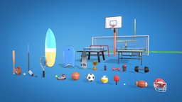 Sports Pack hockey, baseball, skateboard, skate, skateboarding, football, ice, bat, skating, basketball, board, sports, soccer, boxing, estudio, tennis, surfing, surf, costa, puck, bodyboard, rica, pingpong, racket, boogie, excercise, tabletennis, costarica, sk8, shout, 3d, ball
