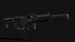 Kriss Vector assault, ammo, high-poly, csgo, assault-rifle, weapon-3dmodel, weapon, weapons, gun, highpoly, guns