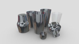 Cocktail Shaker Open Pack drink, fruit, shaker, wine, household, restaurant, ice, diner, pack, ready, table, goblet, beverage, beer, accessory, decor, glasses, water, kitchen, whisky, lemon, liquid, liquor, martini, dining, champagne, lime, glassware, vodka, coctail, mixture, low, poly, cognac, mojito