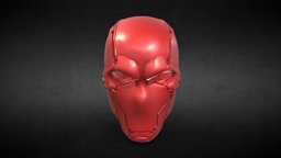 Red Hood Helmet custom, 3dprintable, robin, diy, headgear, mask, cosplay, redhood, headwear, helmet