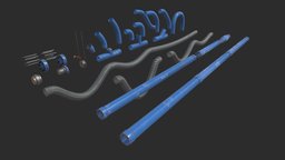 Modular Pipes kit, valve, plant, power, pipe, lod, gas, pump, bolt, painted, tube, industry, equipment, pipes, treatment, metal, water, tool, old, station, part, pipeline, piping, game-ready, plumbing, liquid, metallic, kitbash, game-asset, power-plant, treatment-plant, low-poly, asset, game, pbr, lowpoly, factory, modular, industrial, "steel"