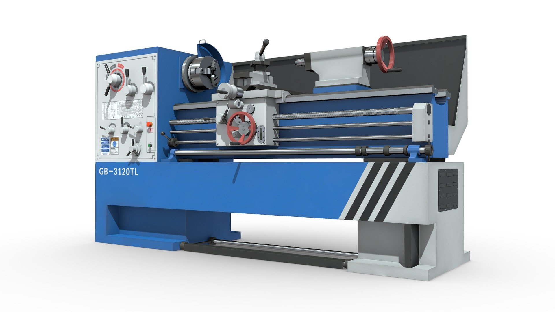 Created in 3Ds Max 2023, textured in Substance Painter.

2 MatID, textures resolution - 4096x4096px

Polys - 31021

Verts - 30655

You can find this model on CGTrater store (account name “3D-Boom”) - Turning lathe machine - 3D model by Oleksandr Bykov (@oleksandr.bykov) 3d model