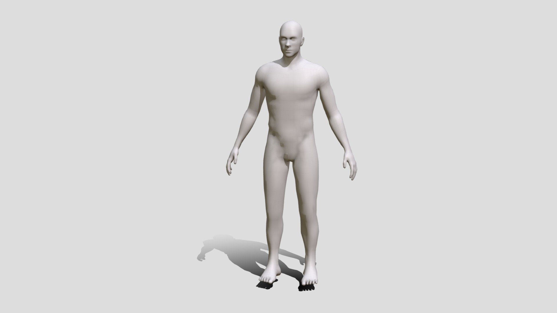 A base mesh for animation I made to practice retopology. If there's anything i can improve I'm always open to criticism 3d model