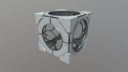 Reflection Cube cube, portal, aperture, lazer, portal2, aperturescience, game, blender, hardsurface, laser, aperturelabs, aperturelaboratories, lazercube, reflectioncube, lasercube