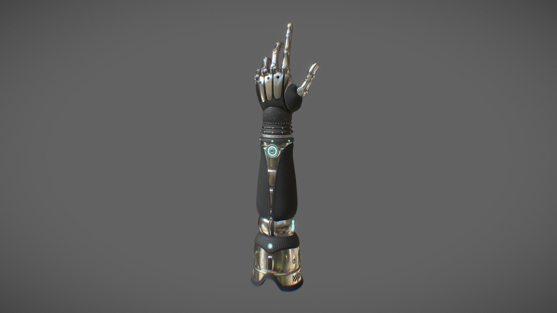 This model was made for a college assignement in which a product had to be developed that could benefit people. I chose to create this arm as I belived it to be a feasable piece of technology that could realistically be developed in the near future. Initial ideas such as teleporters and hoover boots were considered to be too unrealsitic. Inspiration for this model came from YouTube and Instagram accounts featuring similar 3D work along with informative videos on the use and function of exisitng prosthetic arms. I wanted to create an arm that maintained the familair human form of an arm with full motions such as an adjustable elbow and five finger movements.

Modelled and animated in Blender.
Textured and baked in Substance Painter.
Set to accurate scale.
Ready for use in a game/animation scene.
PBR textures (AO, Base, Metallic, Normal, Roughness, Emission).

Artstation - Robotic Prosthetic Arm - Buy Royalty Free 3D model by Daz (@Darren.Hogan) 3d model