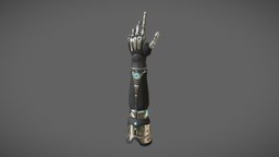 Robotic Prosthetic Arm anatomy, arm, materials, unreal, robotics, robotic, electronics, fingers, metal, artificial, prosthetic, movement, limb, substancepainter, character, unity, blender, sci-fi, futuristic, animation, animated, human, robot, rigged, hand, person