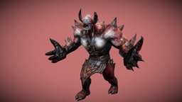 Orc Troll beast, anatomy, troll, topology, legend, orc, basemesh, creepy, wyvern, nightmare, pixar, sketch, ogre, vr, bitgem, hydra, disney, boss, print, realistic, scavenger, illustration, fan-art, cellshading, hairy, printready, substancepainter, handpainted, blender, pbr, lowpoly, bust, zbrush, stylized, monster, fantasy, anime, sculpture, mythological-creature