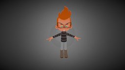 boy_lowpoly boy, character, cartoon, lowpoly