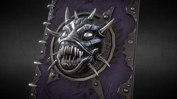 Book of Vile Darkness dungeon, prop, dragons, weapon, book, game, 3d, art, magic, evil