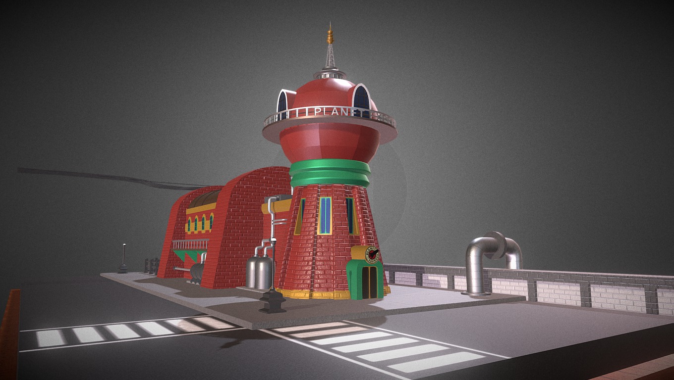 Planet Express - 3D model by jdaniel_92 (@jdaniel_gz) 3d model