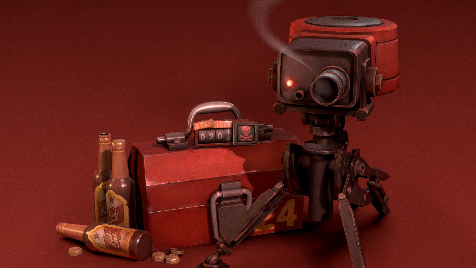 Renewed render of my sentry gun scene&hellip;


&hellip;to celebrate 200 Sketchfab followers! 🎉

 

 




Twitter

YouTube 

Artstation
 

 



suggocreations.com
 - MORE GUN | Team Fortress 2 Fan Art - 3D model by Suggo (@SuggoCreations) 3d model