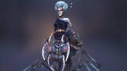 MythCreature Round 2: Arachne spider, arachne, mythology, character, pbr, mythcreature-texture
