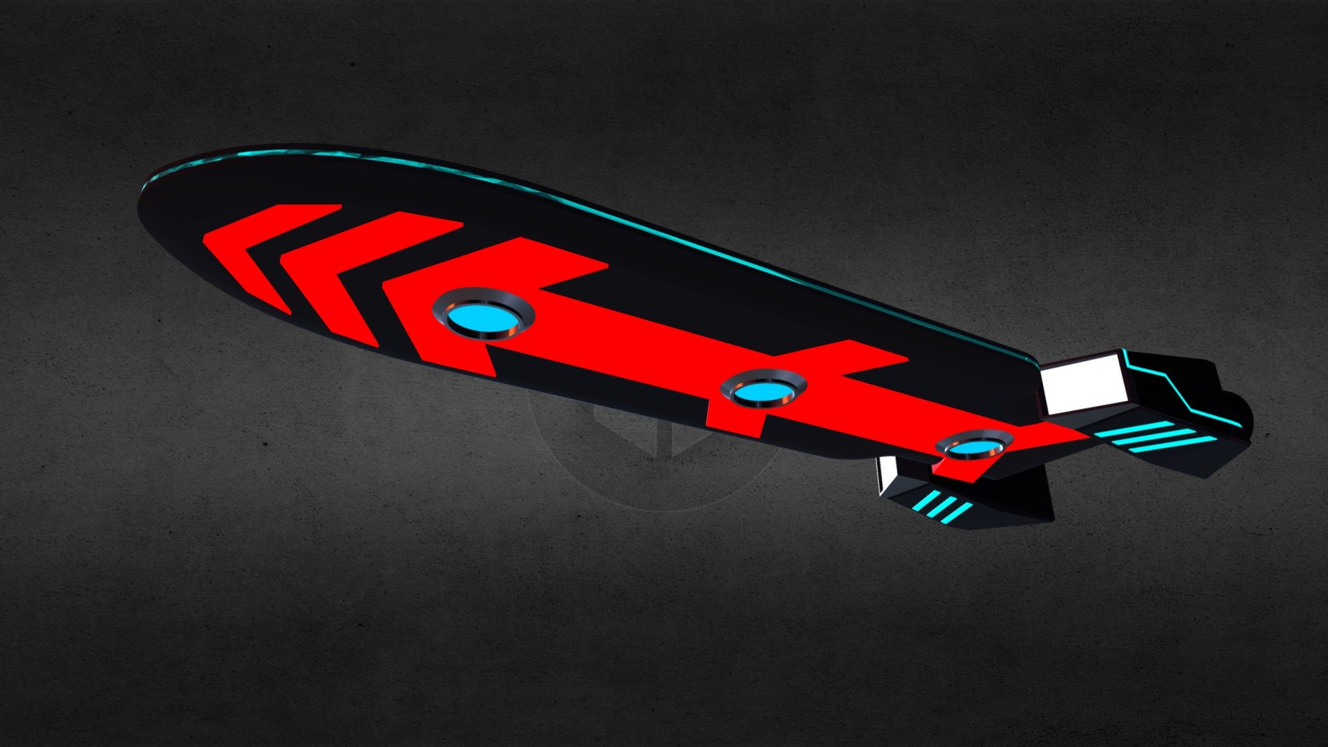 A hover board with thruster. Using black color and adding some blue light to make it a bit cyberpunk theme.

For more information, please check our site at arc.verdant.id - Hover Board - 3D model by Verdant (@verdant.stu) 3d model