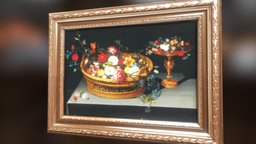 Picture frame 10 object, frame, product, painting, item, classic, props, background-objects, background-lowpoly, game, decoration