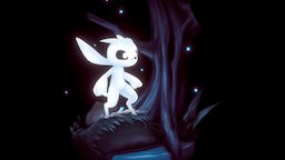 Ori moon, forest, studios, blind, will, ori, wisps, oriandtheblindforest, moonstudios, willofthewisps, of