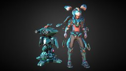 Bosun Armor armor, armored, mech, engineer, larcenauts, bosun