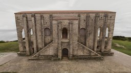 Church of St Mary at Mount Naranco (year 848) spain, palace, medieval, roman, asturias, prerromanico, pre-romanesque, architecture, photogrammetry